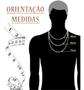 Imagem de Corrente Cordão Colar Masculino Elo Duplo 8mm 60cm Aço Inox