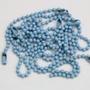Imagem de Corrente De Bolinha 12cm Azul Bebê Com Canoa 100 Unidades