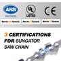 Imagem de Corrente de Motosserra SUNGATOR SG-R55 (3/16") - Compatível com Stihl