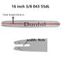 Imagem de Corrente e Barra para Motosserra Dunhil (2 Unidades) - 40cm, 3/8", 1,1mm, 55 DL