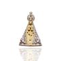 Imagem de Corrente Feminina Veneziana Com Pingente Nossa Senhora Mini Ouro 18k 40 cm