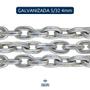 Imagem de Corrente Galvanizada 4mm 20m - Casa das Correntes