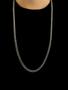 Imagem de CORRENTE GRUMET COM ELO DUPLO FECHO MOSQUETINHO (4,5mm)  21,8g - 70cm  SILVER