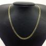 Imagem de Corrente Grumet Masculino Banhado A Ouro 80cm C/ Fecho Gaveta  4mm - Belo Cordão