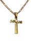 Imagem de Corrente Masculina Crucifixo Dourado Inox Pd76 Colar Cruz