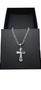 Imagem de Corrente Masculina Crucifixo Inox 70Cm 3Mm Cp1109 Colar