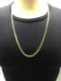 Imagem de Corrente Masculina Grumet 60cm 6mm Folheado Ouro 18k