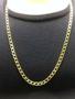 Imagem de Corrente Masculina Grumet 60cm 6mm Folheado Ouro 18k
