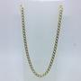 Imagem de Corrente Masculina Grumet 60cm 6mm Folheado Ouro 18k