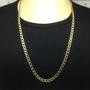 Imagem de Corrente Masculina Grumet 60cm 6mm Folheado Ouro 18k