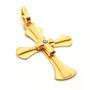 Imagem de Corrente Masculina Grumet Com Pingente Cruz Crucifixo Em Ouro 18k 70 cm