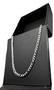 Imagem de Corrente Masculina Inox Figaro 3Mm 70Cm Ceft77 Cordão Colar