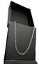 Imagem de Corrente Masculina Inox Figaro 3Mm 70Cm Ceft77 Cordão Colar