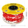 Imagem de Corrente plástica vermelho e branco 6 mm com 10 metros - BOM-7502 - Bomvink