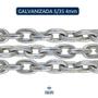 Imagem de Corrente Soldada Galvanizada Elo Curto 4mm 5/32 Pol. 1 Metro