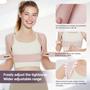 Imagem de Corretor de postura Back Brace FHOCSLO para mulheres rosa L/XL