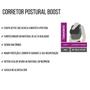 Imagem de Corretor Postural Hidrolight Boost Or1452 Feminino Masculino Tamanho XGG 106 a 115cm