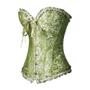 Imagem de Corset Corpete Corselet Espartilho Redutor Modelador Cintura Floral Cores