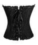 Imagem de Corset Corpete Corselet Espatilho Redutor Modelador Cintura Floral Cores