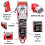 Imagem de Cortador De Cabelo Wmark Ng-409 Vermelho 100V/240V Com Capa