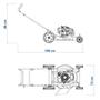 Imagem de Cortador De Grama A Gasolina 6Hp Tramontina 79762601 CC50M 4T 159cc