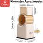 Imagem de Cortador e Fatiador Vegetais Legumes Frutas Multifuncional Branco Manual 6 Laminas Castela