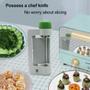 Imagem de Cortador Manual de Legumes e Folhas - Fatiador Multifuncional para Cozinha