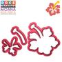 Imagem de Cortador Modular Mar Aventuras Flor Hibisco Moana