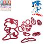 Imagem de Cortador Modular Sonic em pé Jóia Game Animal Ouriço