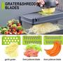 Imagem de Cortador Ralador Multi Fatiador  Frutas  e Legumes 11 em 1 - KITCHEN IDEAS