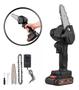 Imagem de Corte com Classe: Moto Serra Elétrica Mini Sabre 600w Bateria 24v Black/Preto