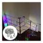 Imagem de Cortina 120 Led Fosco C/Fio Branco Decoração Enfeite 4x0,6m