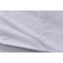 Imagem de Cortina 270x180cm Voil Bordada Dupla Folhas Branco/Branco Jolitex