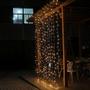 Imagem de Cortina 300 Led 3,0m x 2,0m Fixo Branco Quente Decor Festa Casa Natal 220V