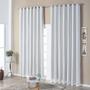 Imagem de Cortina 8,00 x 2,80 Voil Flame com Forro Blackout Várias Cores