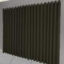 Imagem de cortina apartamento blackout Celina 5,50 x 2,30 preto