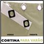 Imagem de cortina blackout Berlim 5,50 x 2,70 de varão c/ ilhios cinza