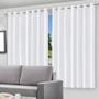 Imagem de Cortina Blackout Branco c/ ilhos - 280x140cm