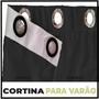 Imagem de cortina blackout Bruna 8,00 x 2,70 para varão voal preto