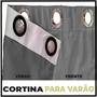 Imagem de cortina blackout Bruna bloqueia a luz 7,00 x 2,60 cinza