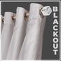 Imagem de cortina blackout Bruna corta luz 5,00 x 2,60 c/voal branco