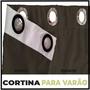 Imagem de cortina blackout Bruna corta luz 5,00 x 2,80 varão branco