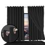 Imagem de cortina blackout Bruna corta luz 8,00 x 2,40 c/voal bege