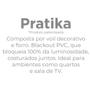 Imagem de Cortina BLACKOUT c/ VOIL 300x170 Pratika Lisa Cromo - Akasa