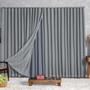 Imagem de Cortina Blackout Com Linho 2,80X1,80 Para Trilho Duplo