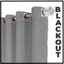 Imagem de Cortina Blackout Com Voil 8,00m X 2,50m com forro paris