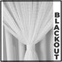 Imagem de cortina blackout corta luz 8,00 x 2,40 ilhos Miami preto