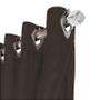 Imagem de Cortina Blackout Corta Luz De Ilhos Bia 2,40 X 1,80 Marrom