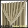 Imagem de cortina blackout corta luz Lisboa 6,00 x 2,60 c/voal marrom