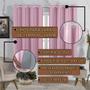 Imagem de Cortina Blackout de PVC 2,80m x 1,80m Rosa Corta Luz